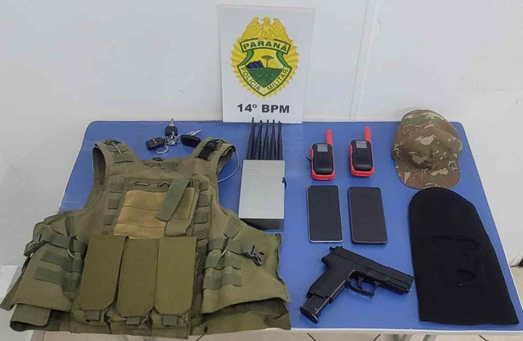 PM prende três homens com veículo roubado em Foz do Iguaçu