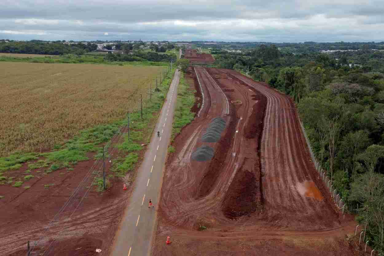 Obra da Perimetral Leste irá interditar Avenida Felipe Wandscheer; veja o mapa