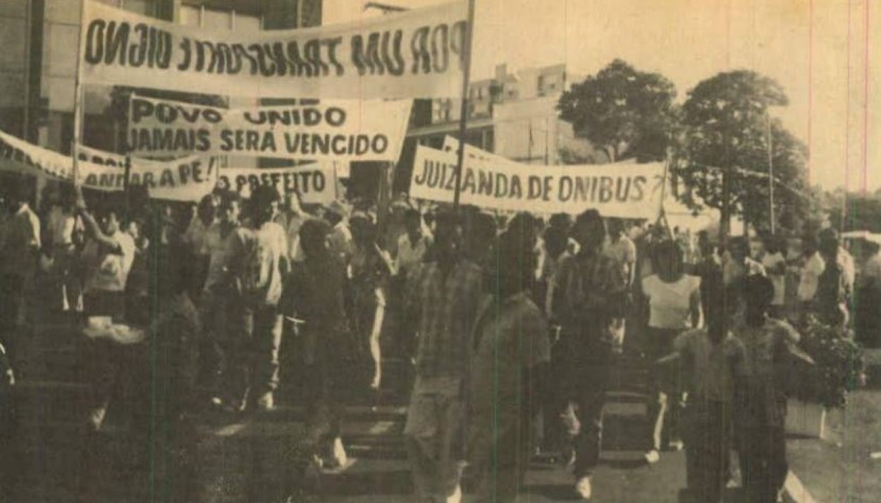 Em 1986, ‘rebelião popular’ devido ao transporte coletivo em Foz do Iguaçu