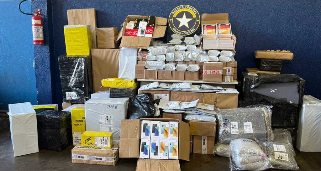 Mercadoria apreendida de empresa de venda on-line soma R$ 300 mil