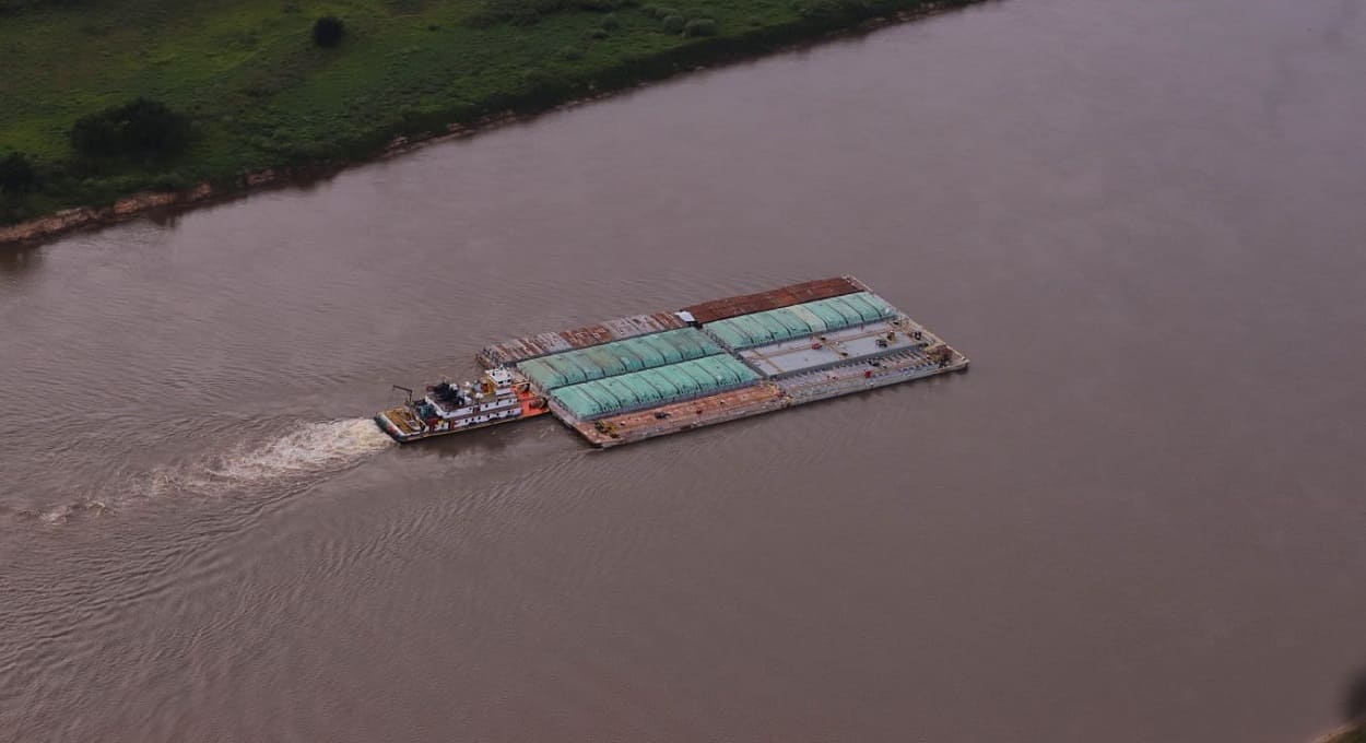 Argentina reajusta tarifa do pedágio na hidrovia do Rio Paraná