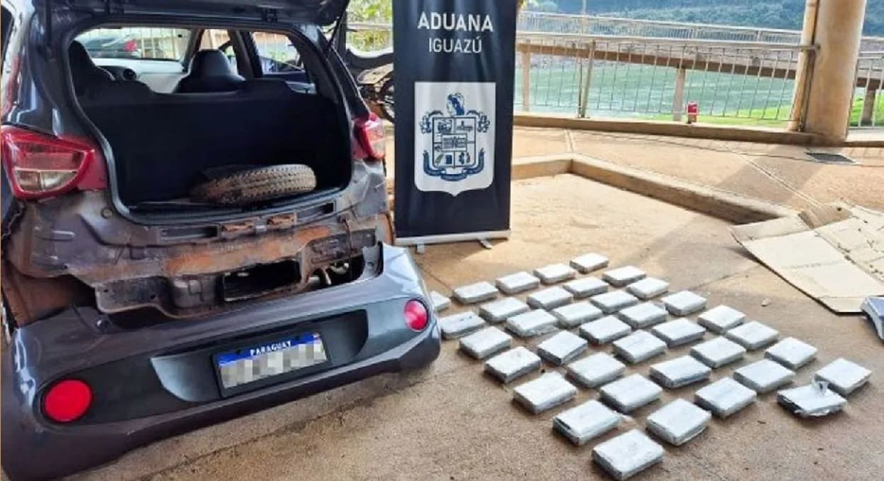 Argentina apreende quase 40 quilos de cocaína em Puerto Iguazú