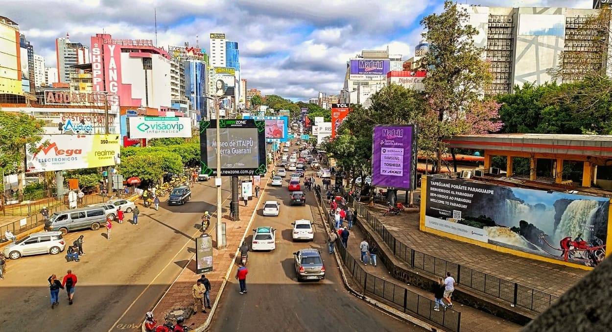 Ciudad del Este é o município mais populoso da fronteira