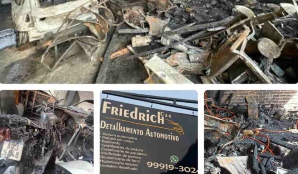 Trabalhador tem oficina destruída em incêndio e pede ajuda para reerguer-se