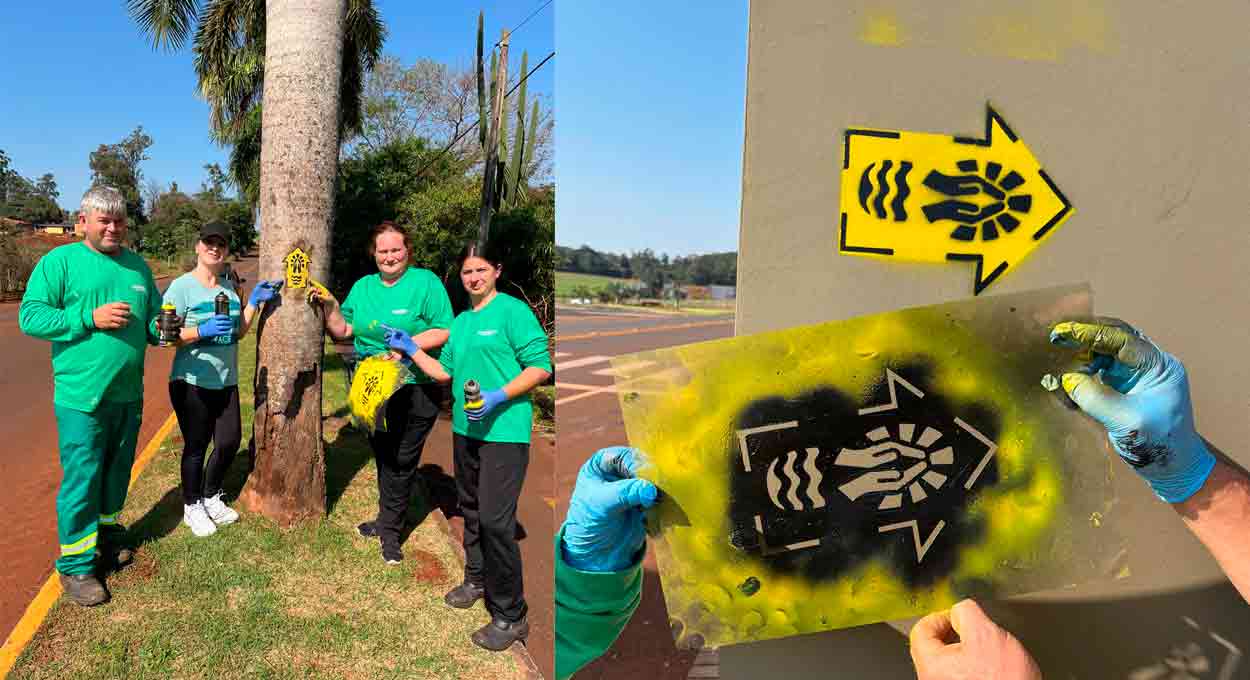 Turismo religioso: Rota da Fé em Itaipulândia recebe sinalização rústica