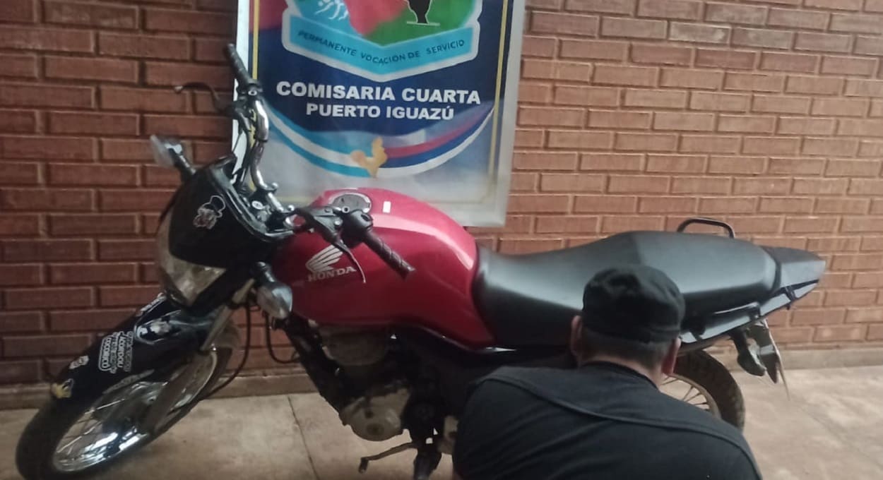 Moto roubada em Francisco Beltrão é recuperada na Argentina