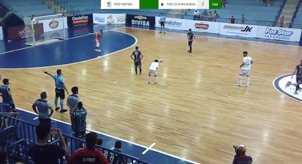 Foz Futsal vence jogo de ida das oitavas da Série Bronze