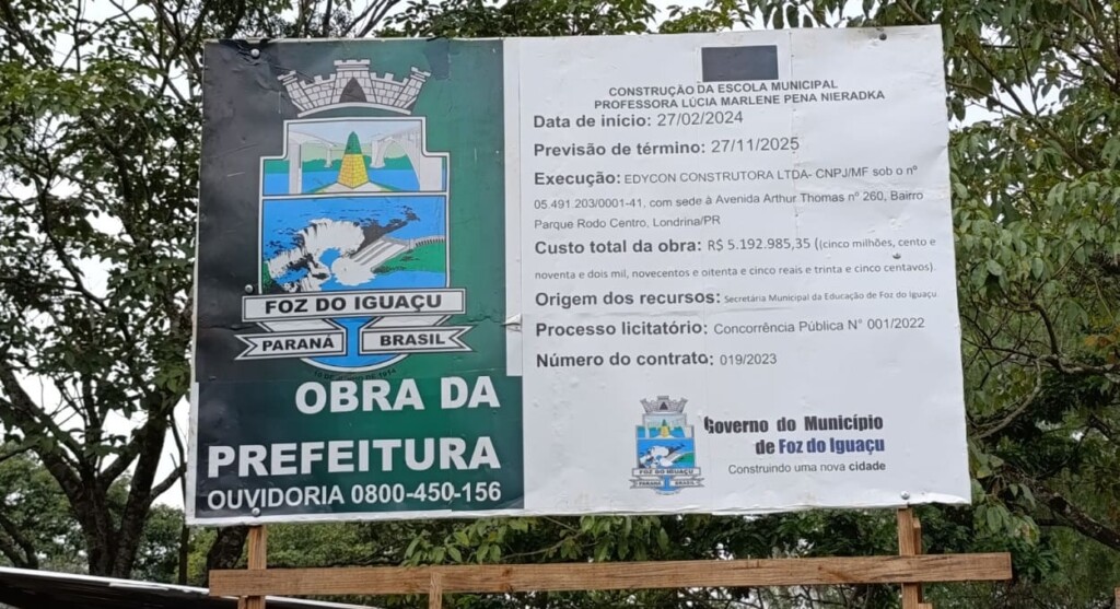 Projeto prevê placas informativas em obras públicas paradas no Paraná