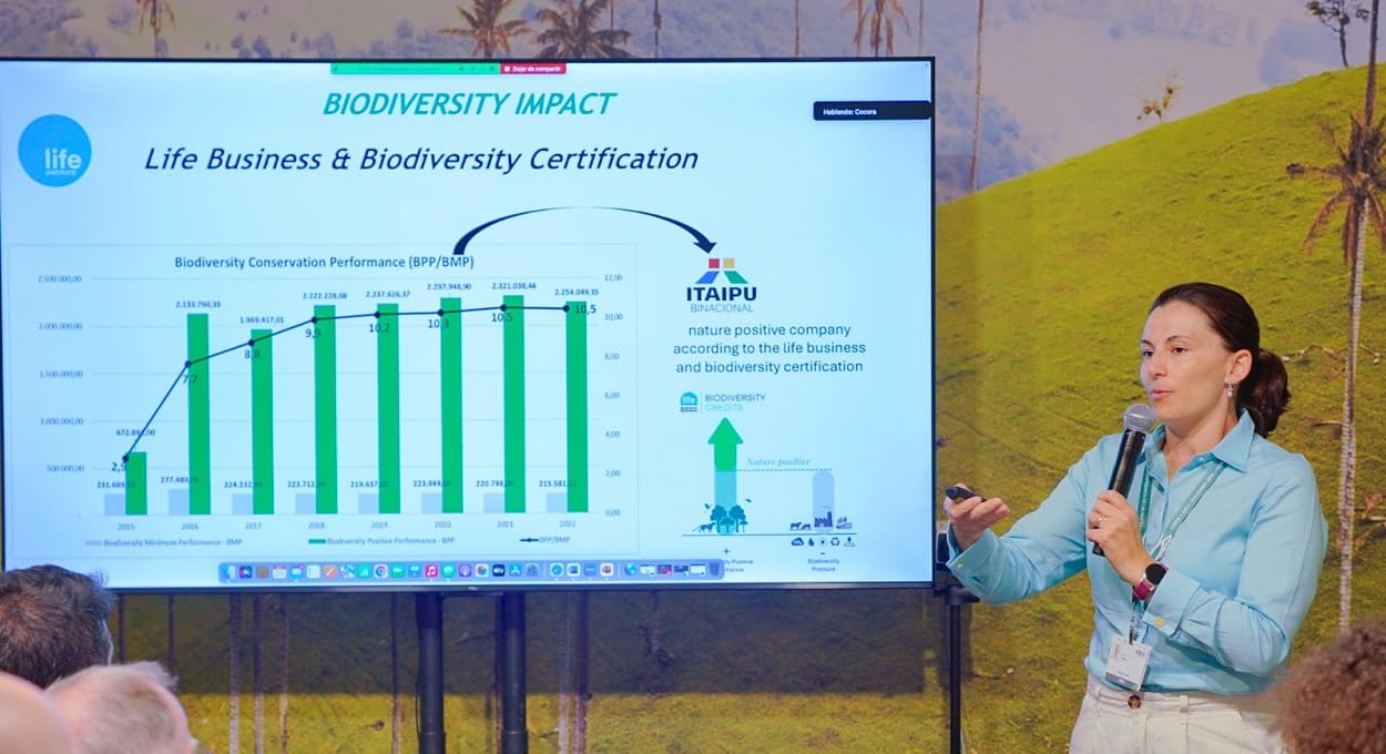 Itaipu apresenta estudo de caso sobre biodiversidade na COP16