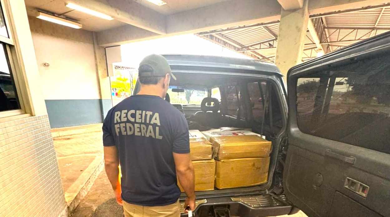 Fiscalização apreende carga de camarão e picanha na ponte da Argentina