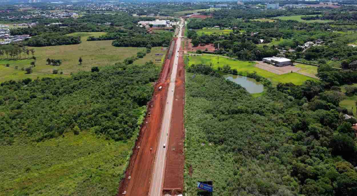 Rodovia das Cataratas terá desvio a partir de 2.ª para obras da duplicação