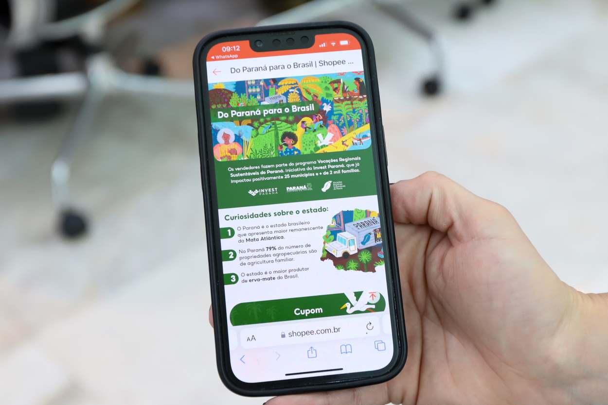 Shopee abre vitrine para pequenos empreendedores do Paraná