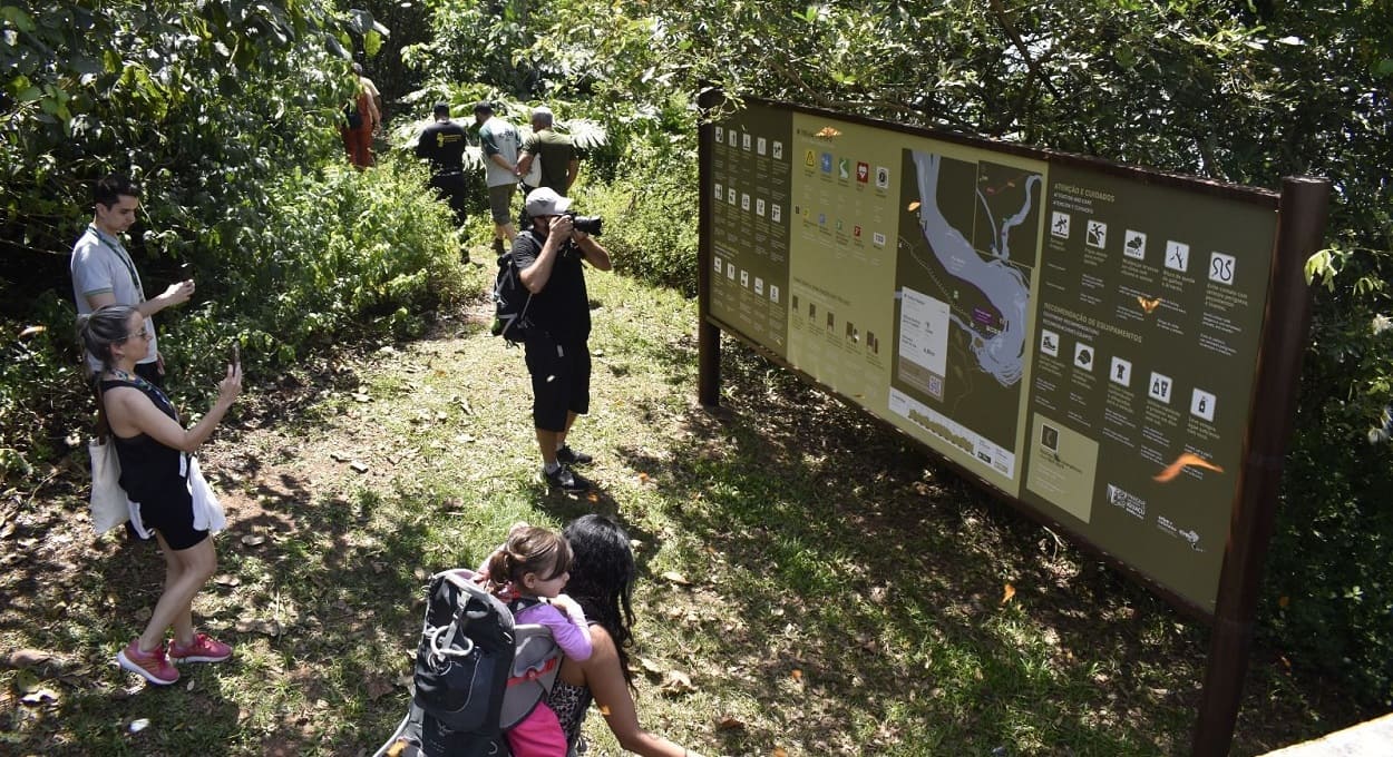 Trilha tem dois pontos de acesso, em Porto Canoas e no Caminho das Bananeiras. Foto: Bruna Nieradka