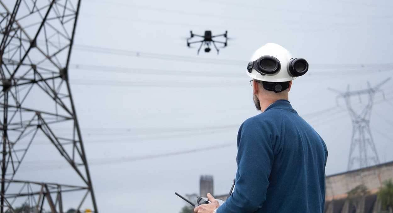 Itaipu amplia uso de drones para inspeções e manutenções