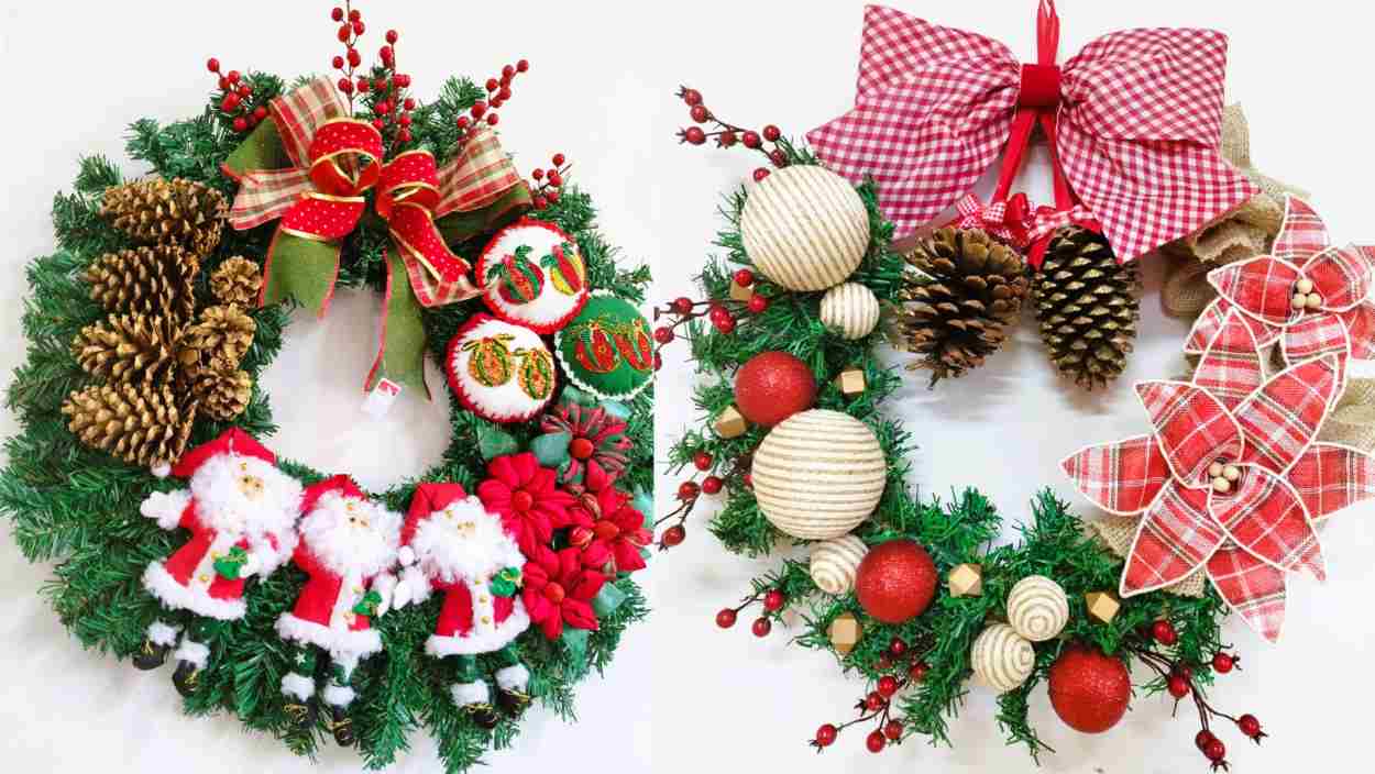 Bazar oferece peças para decoração de Natal feitas à mão em Foz do Iguaçu