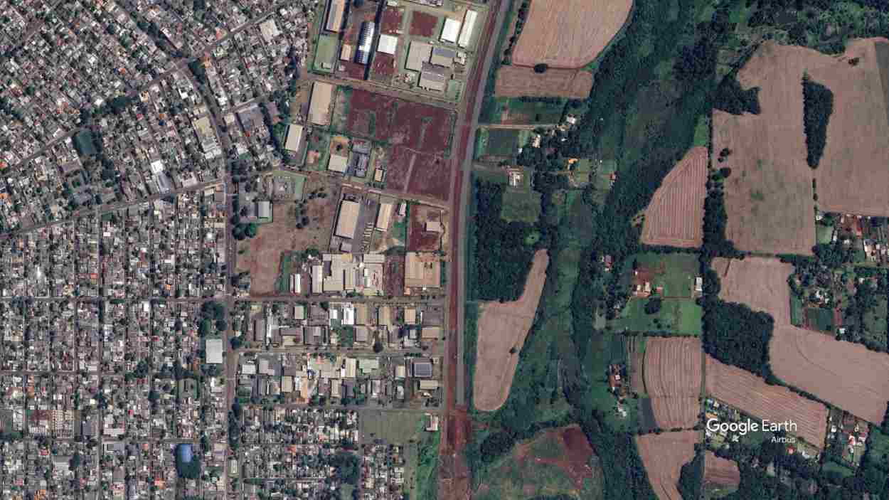 Leilão oferece 36 lotes a partir de R$ 55 o m² no distrito industrial em Foz do Iguaçu