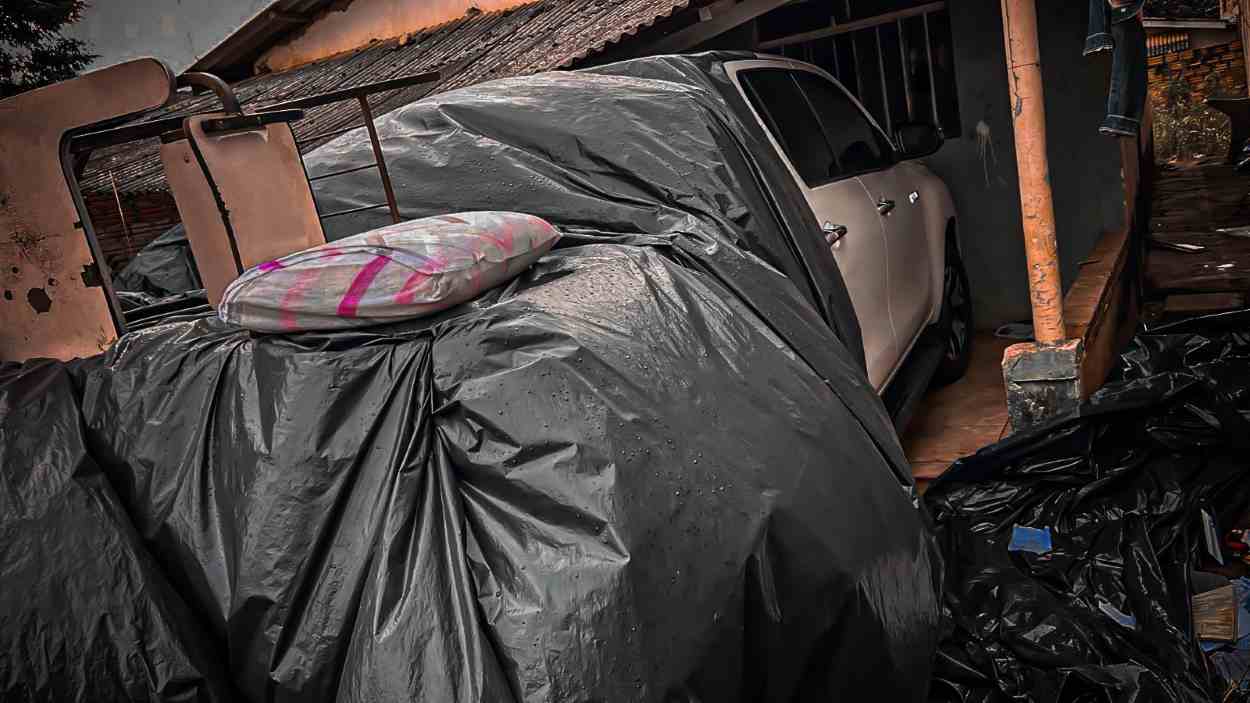 Hilux é recuperada em ‘mocó’ durante operação contra furto de caminhonetes