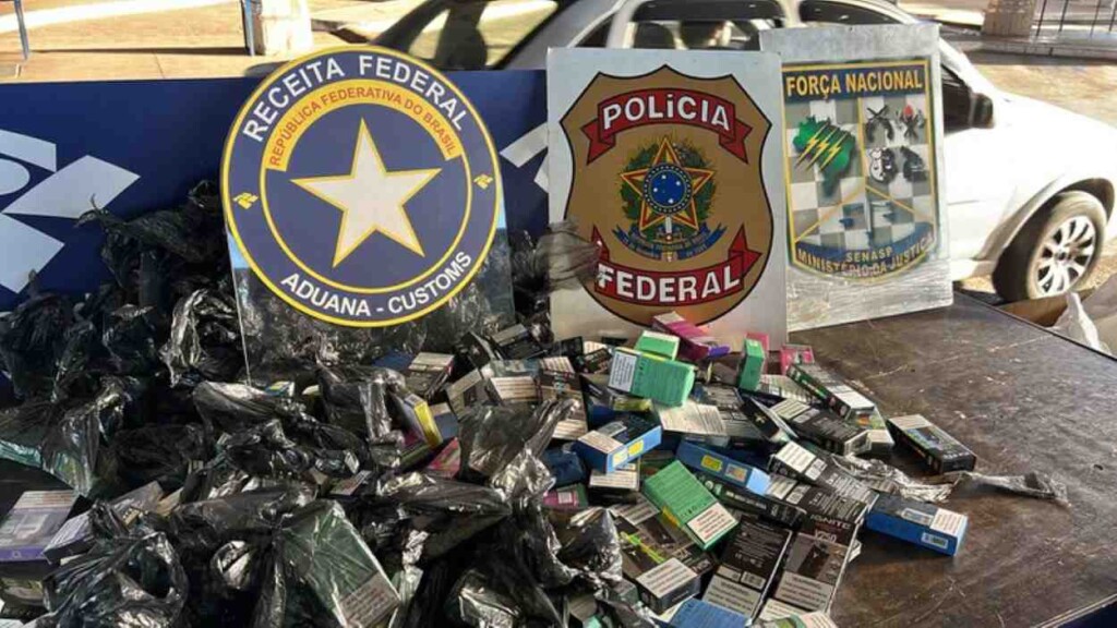 PF captura 300 cigarros eletrônicos na fronteira com Paraguai
