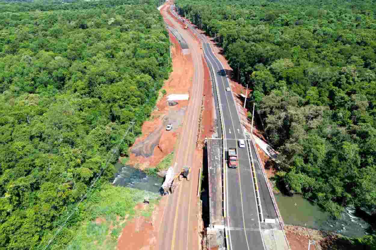 Rodovia das Cataratas terá novo desvio para obra de bueiro; veja o mapa