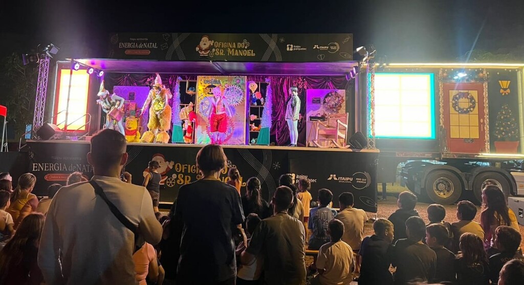 Confira a programação do Natal Águas e Luzes nos bairros de Foz do Iguaçu