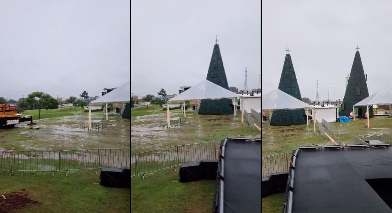 Abertura do Natal é adiada em Foz do Iguaçu; show do Padre Reginaldo muda de lugar