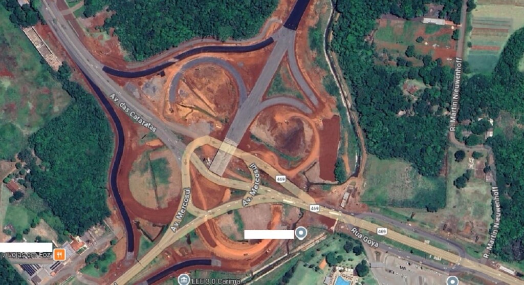 Perimetral Leste: obras modificam trânsito em Foz do Iguaçu