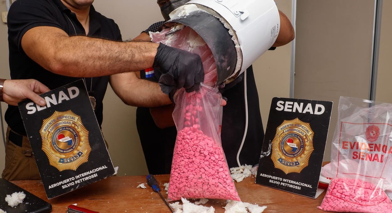 Paraguai apreende carregamento de ecstasy importado da Alemanha