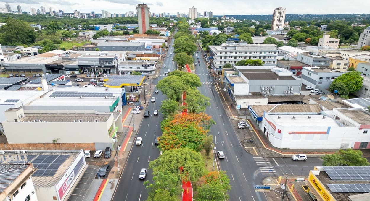 Avenida JK: obras da primeira fase são inauguradas em Foz do Iguaçu