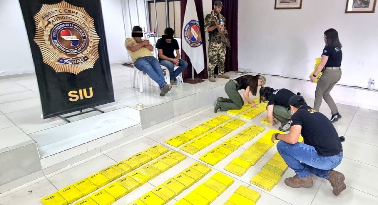 Paraguai apreende carga milionária de cocaína na Operação Resiliência