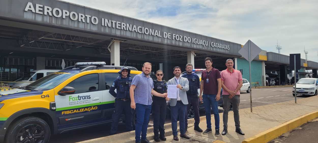 Câmeras vão ajudar a fiscalizar “Uber pirata” no aeroporto em Foz do Iguaçu
