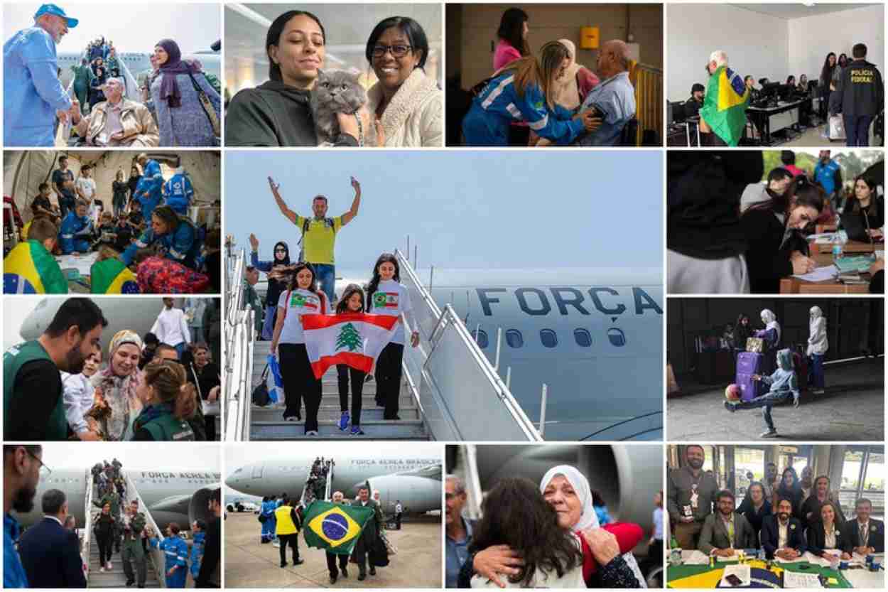 Foz do Iguaçu recebeu 650 pessoas resgatadas da guerra no Líbano