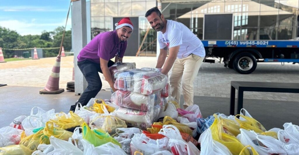 Complexo Dreams entrega 1,5 toneladas de alimentos ao Massa é Ser Solidário