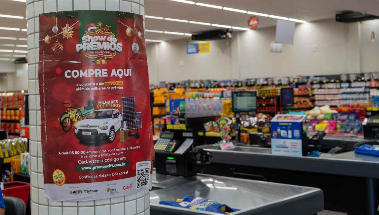 Natal ACIFI+SICOOB premia quem vai às compras no comércio