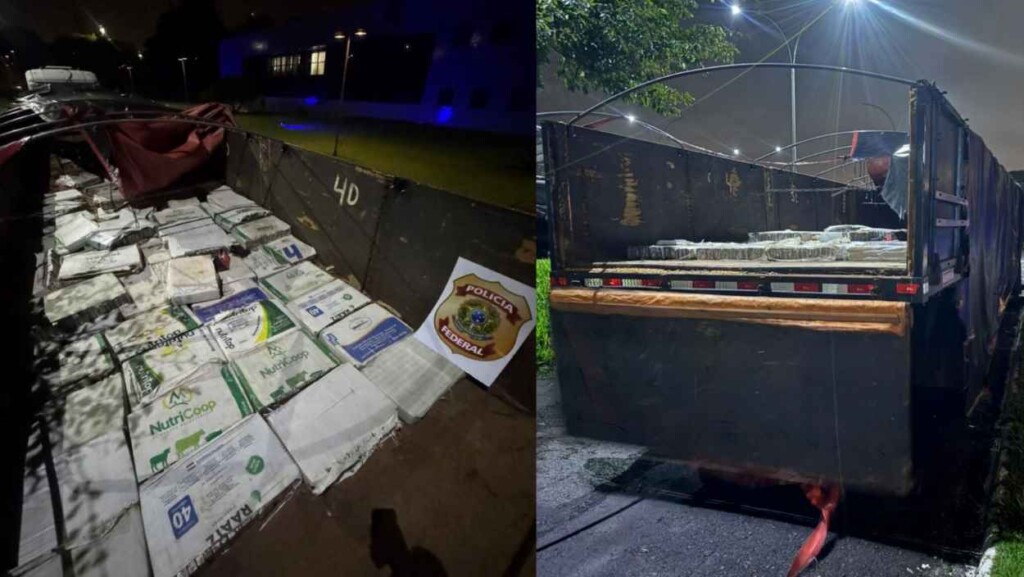 PF intercepta uma tonelada de maconha na BR-277