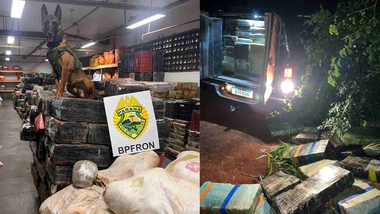 Polícia de Fronteira apreende 6 toneladas de droga
