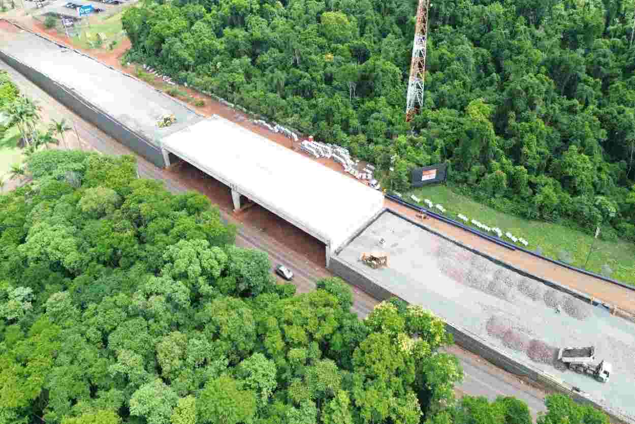 Rodovia das Cataratas apresenta nova medição da obra de revitalização