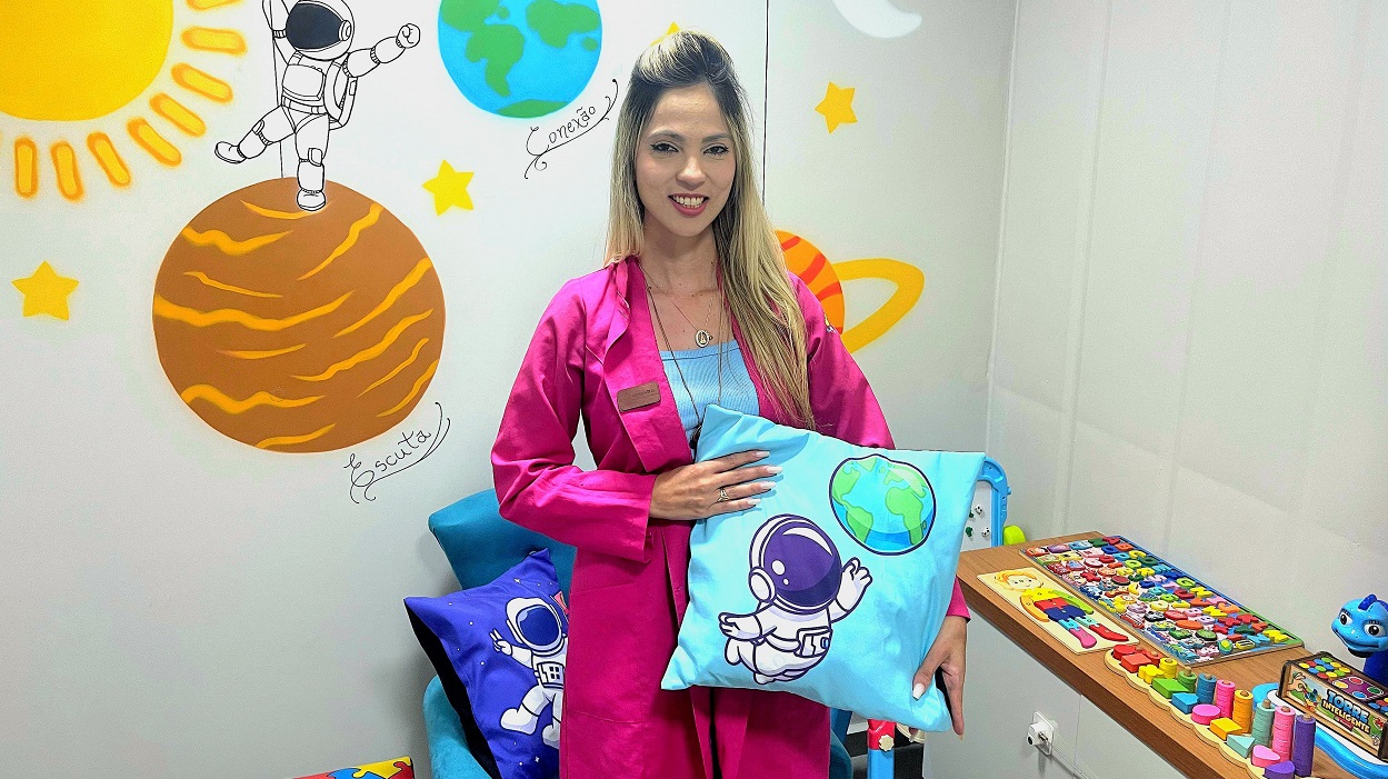 “Sala dos Planetas” é o novo ambiente da psicóloga Samantha Fertrin