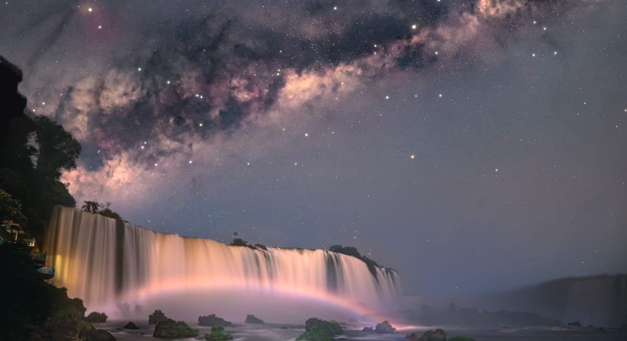 Foto de constelação indígena nas Cataratas ganha prêmio em festival