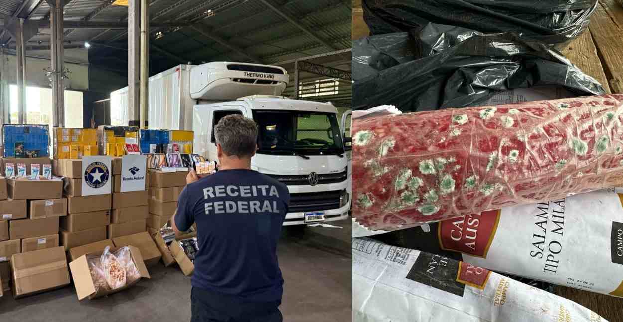 Carga de R$ 3 milhões em camarões da Argentina e eletrônicos é retida na fronteira