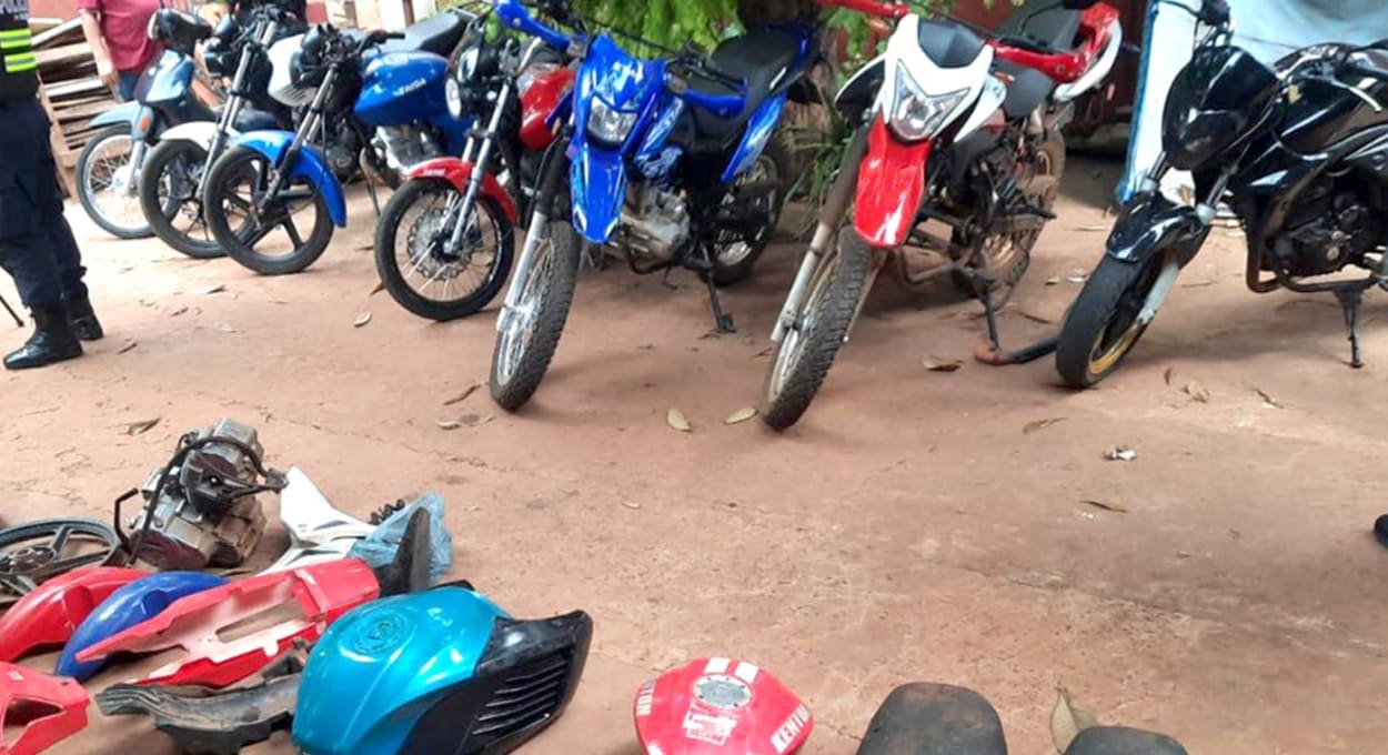 Paraguai: polícia localiza desmanche de motos após denúncia de brasileiro