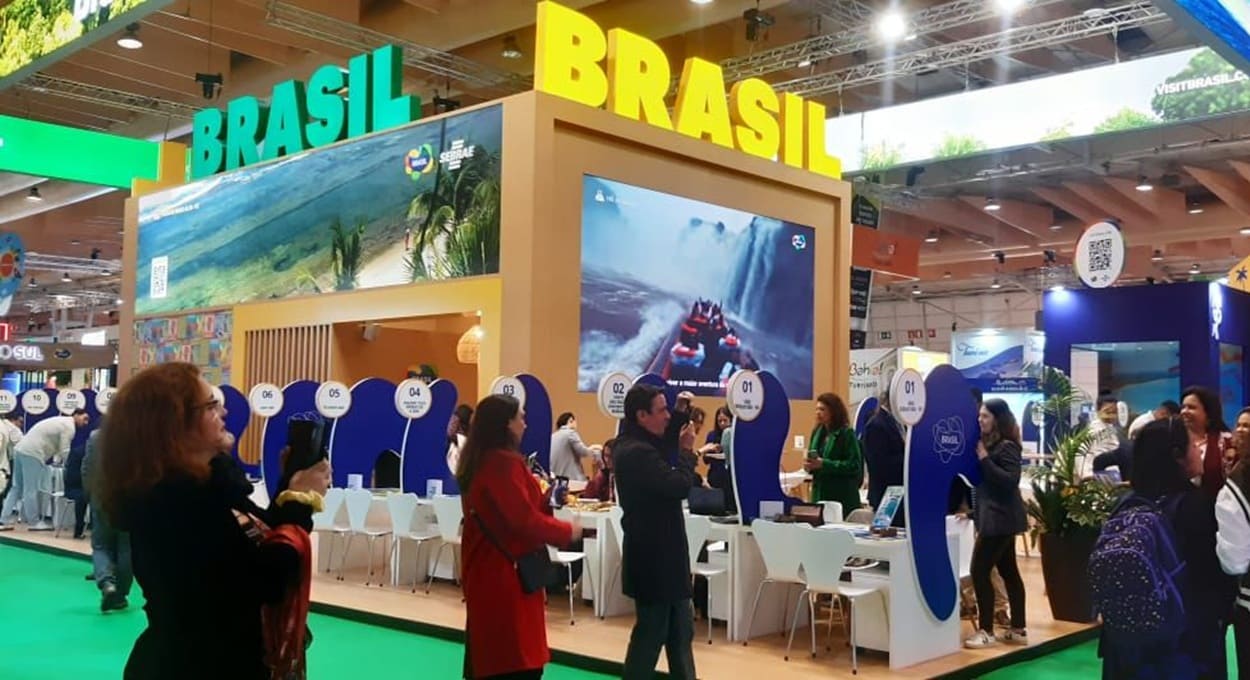 Foz do Iguaçu está no estande da Embratur na BTL Lisboa.