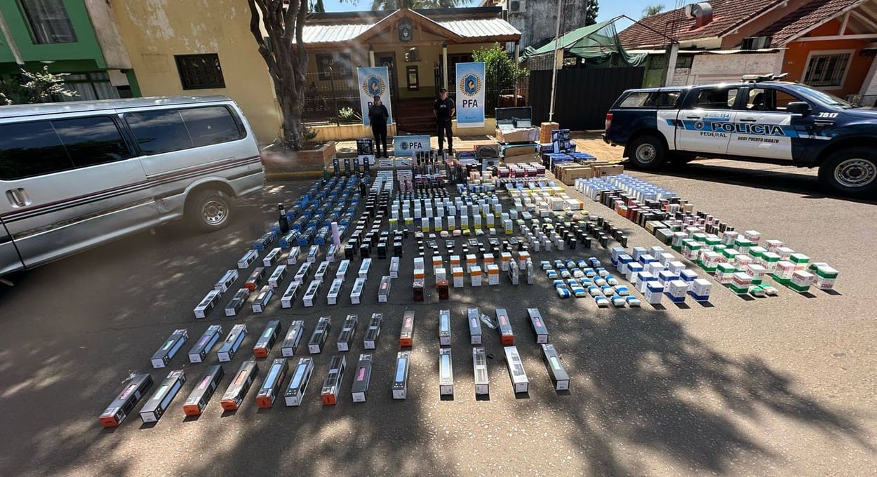 Argentina apreende celulares e eletrônicos em Puerto Iguazú