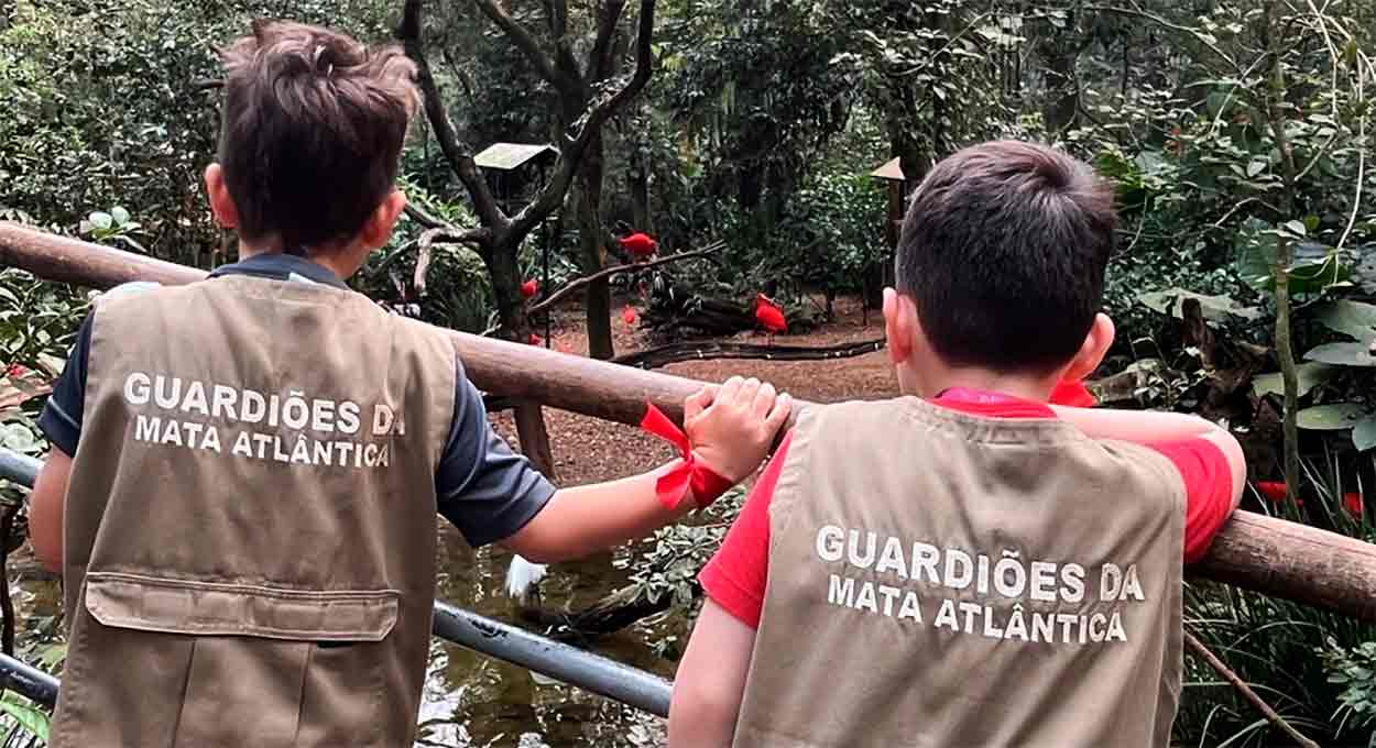 Clubinho Guardiões da Mata Atlântica no Parque das Aves está com inscrições abertas