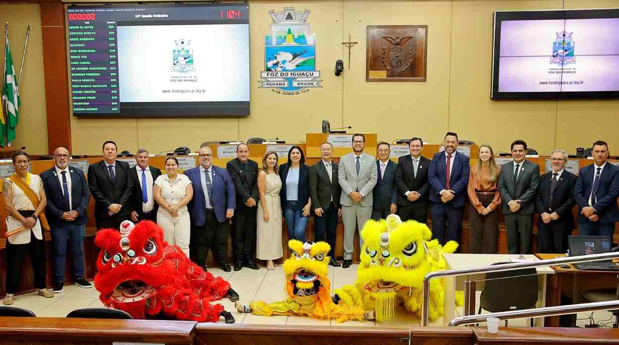 Vereadores comemoram o Dia do Mandarim em Foz do Iguaçu