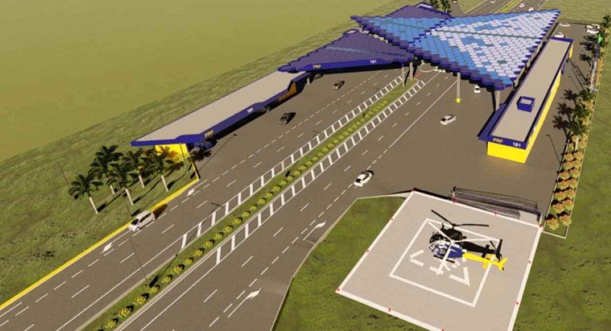 Vermelho cobra agilidade em nova base da PRF na BR-277