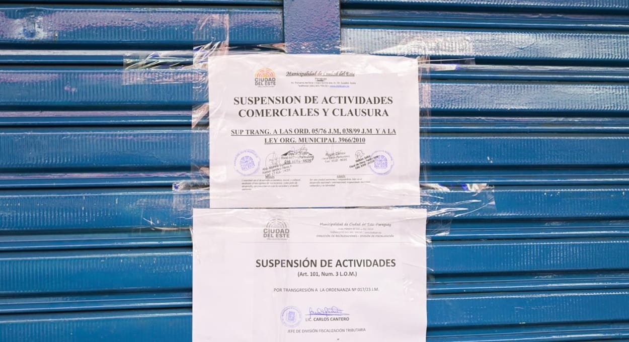 Paraguai aperta fiscalização em lojas do centro de Ciudad del Este