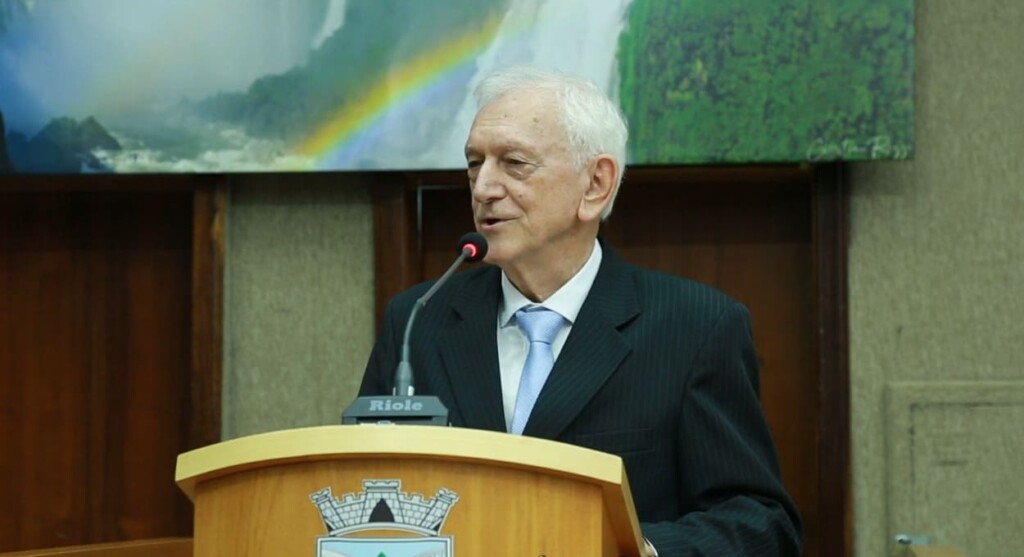 Ex-vereador Nadir Rafagnin morre aos 81 anos em Foz do Iguaçu