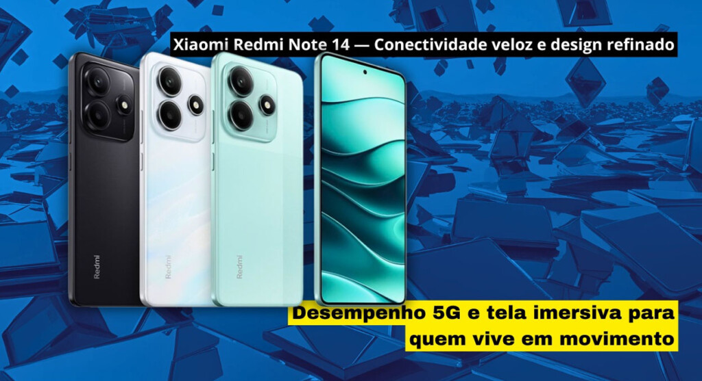 Xiaomi Redmi Note 14 — Fast connectivity and refined design