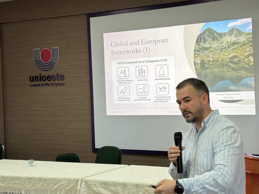 Em visita à Unioeste, romenos ressaltam preocupação com clima  