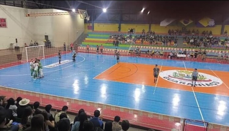 Jogo entre Guaraniaçu e Foz Futsal teve transmissão ao vivo no Facebook do Portal Cantu.